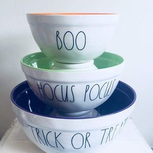 Rae Dunn Trick or Treat melamine Halloween Bowl 3